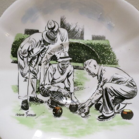 Royal Albert "Bowls" Saucer(Only) Signed by Arthur Ferrier Bone China no teacup - Picture 2 of 4